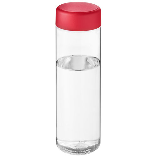 Bidon promotionnel 850ml H2O Active® Translucide et Rouge